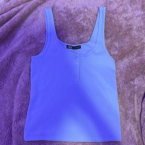 A Zara blue tank top